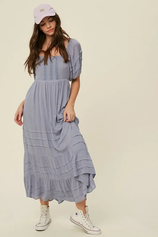 Grace Misty Blue Dress