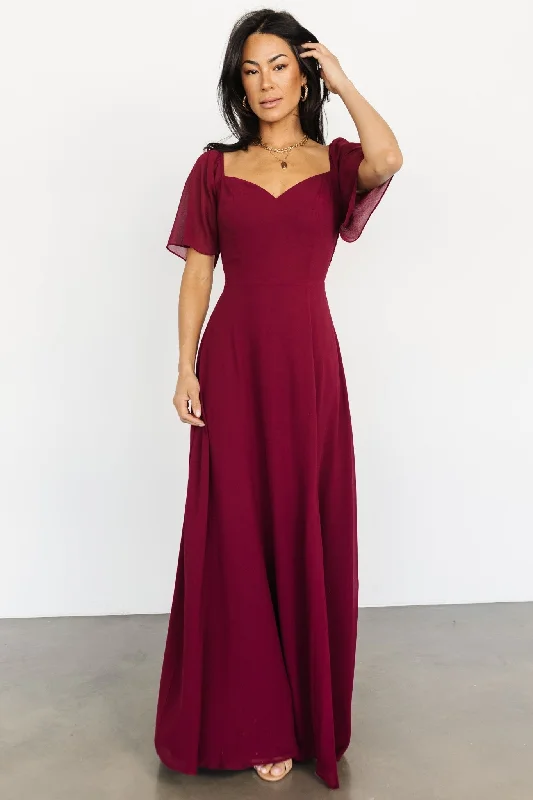 Sierra Sweetheart Maxi Dress | Mulberry