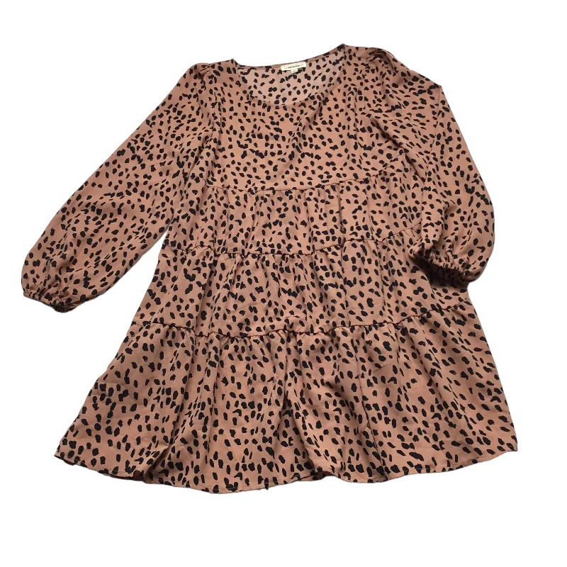 Animal Print Dress Casual Short Ee Some, Size M