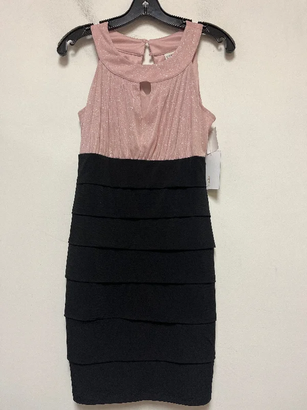 Black & Pink Dress Casual Short Enfocus, Size M