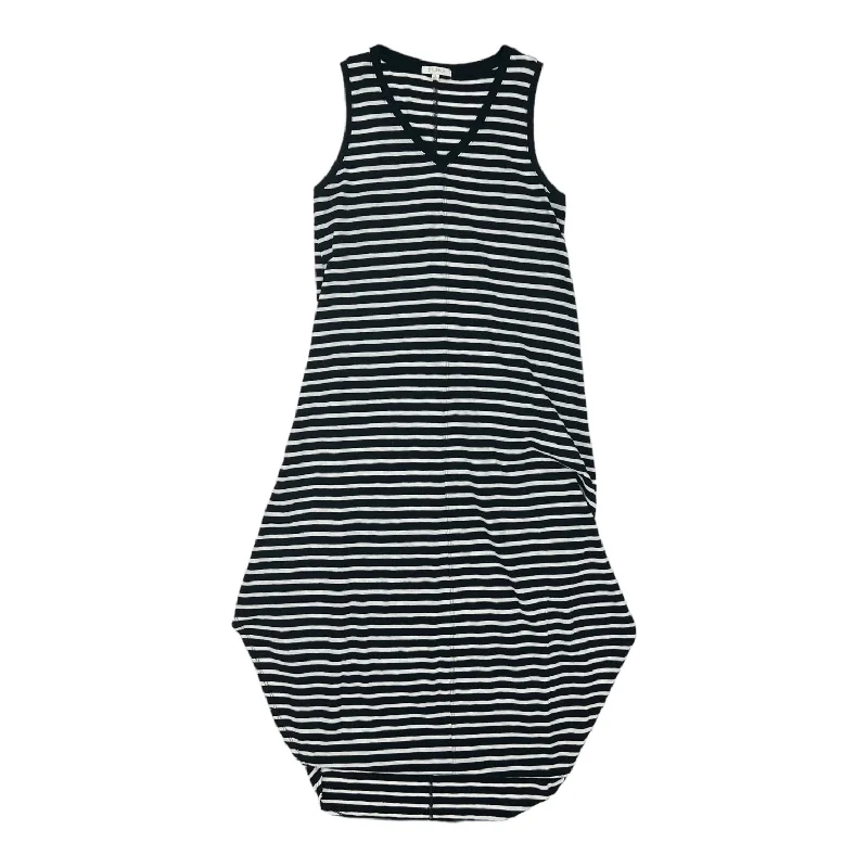 BLACK & WHITE DRESS CASUAL MIDI by Z SUPPLY Size:S