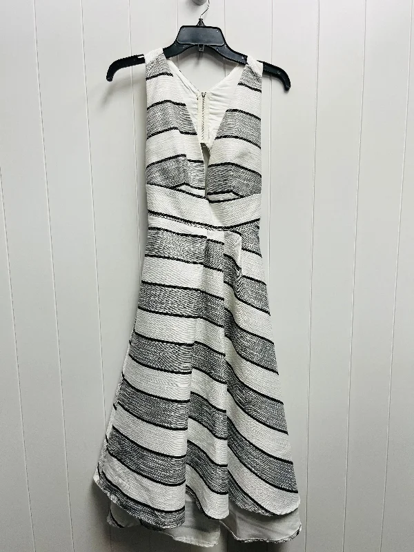 Black & White Dress Party Midi Clothes Mentor, Size S