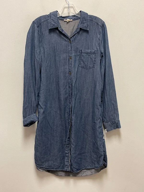 Blue Denim Dress Casual Short Eileen Fisher, Size S