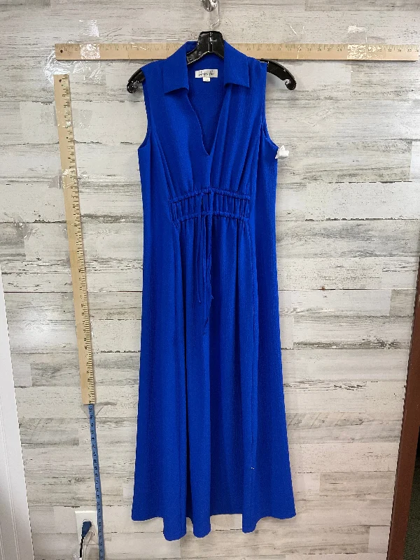 Blue Dress Casual Maxi HARPER ROSE, Size S