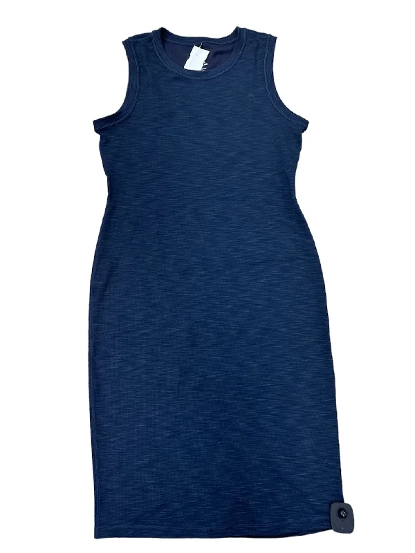 Blue Dress Casual Midi Prana, Size M