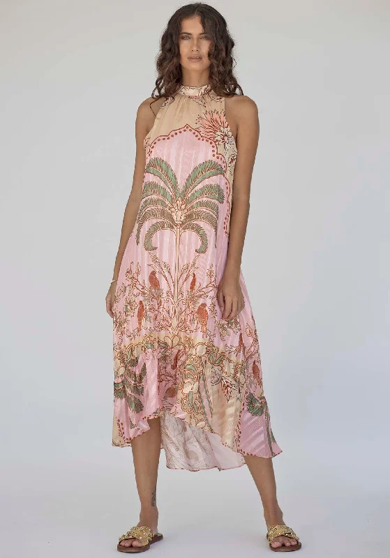 Botanica Tropical Sleeveless Midi Dress