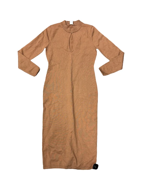 Brown Dress Casual Maxi Melrose And Market, Size 8