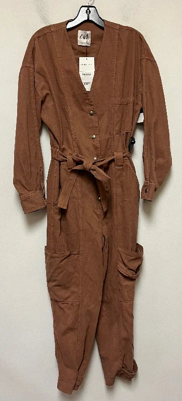 Brown Jumpsuit Zara, Size M