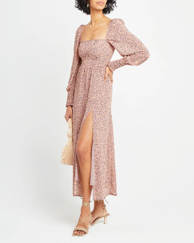 Classic Smocked Maxi Dress