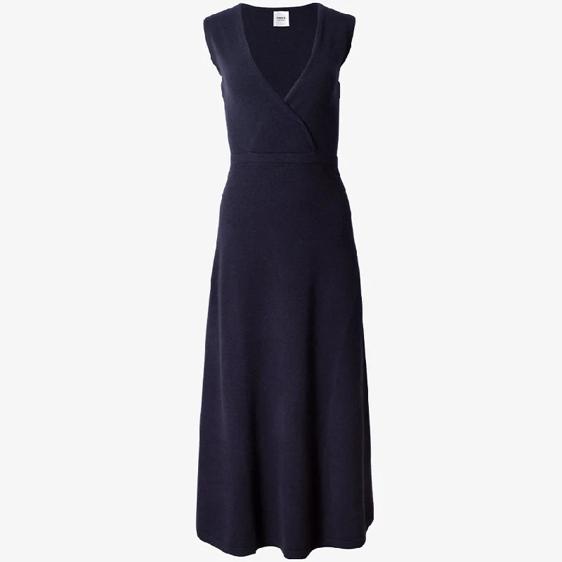 CASHMERE MAXI DRESS ""ERDEN"" IN NAVY