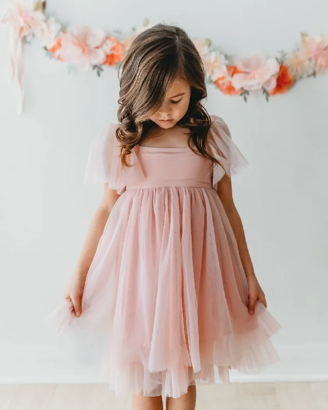 Fawn Tulle Dress (soft pink)