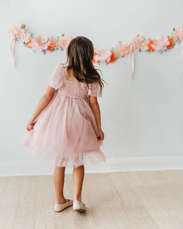 Fawn Tulle Dress (soft pink)