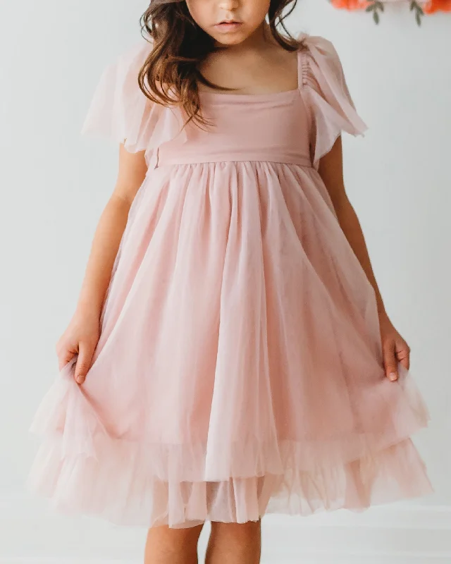 Fawn Tulle Dress (soft pink)