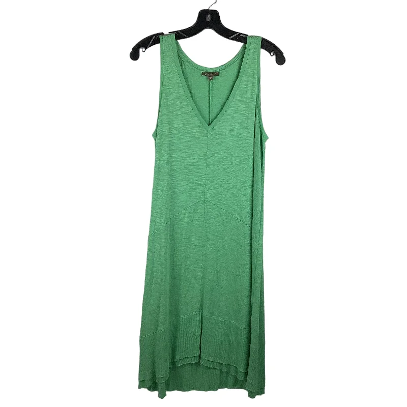 Green Dress Casual Midi Lilla P, Size M