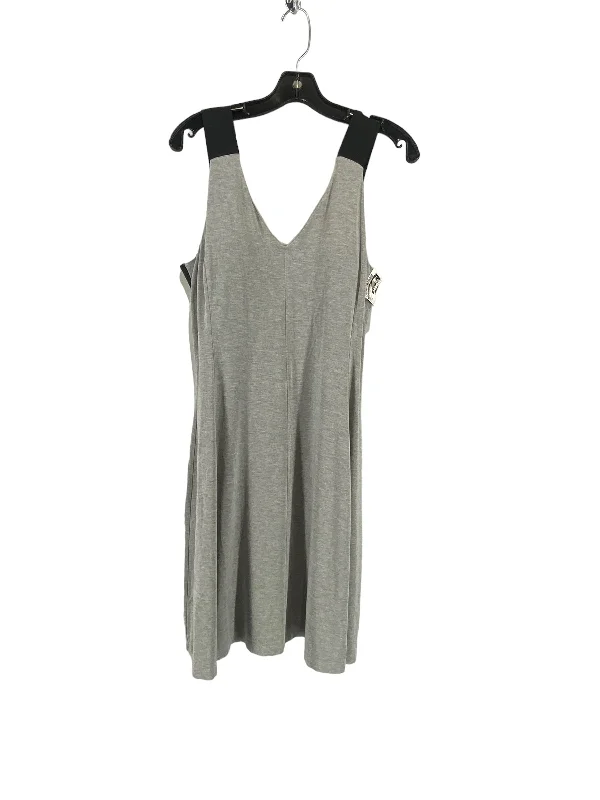 Grey Dress Casual Midi Athleta, Size M