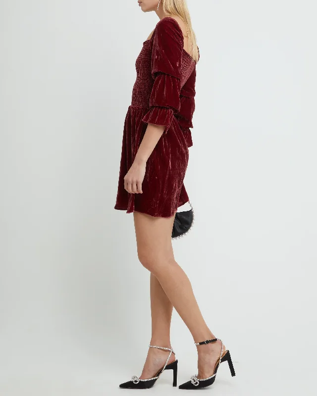 Hasher Velvet Dress