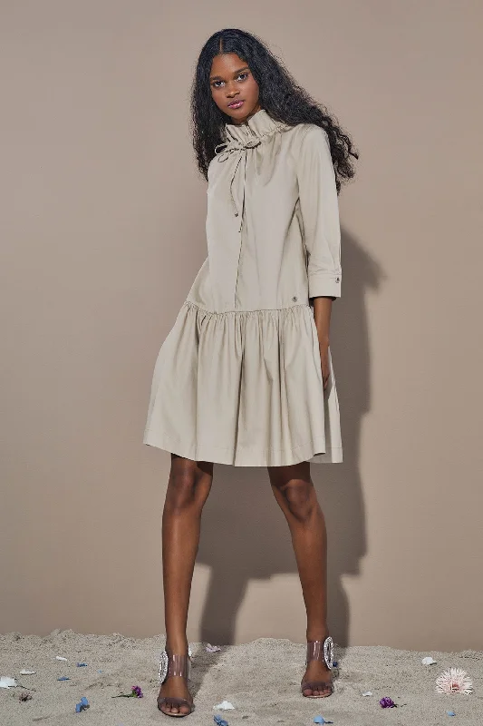 SHIRT DRESS ""HOLLY"" IN BEIGE