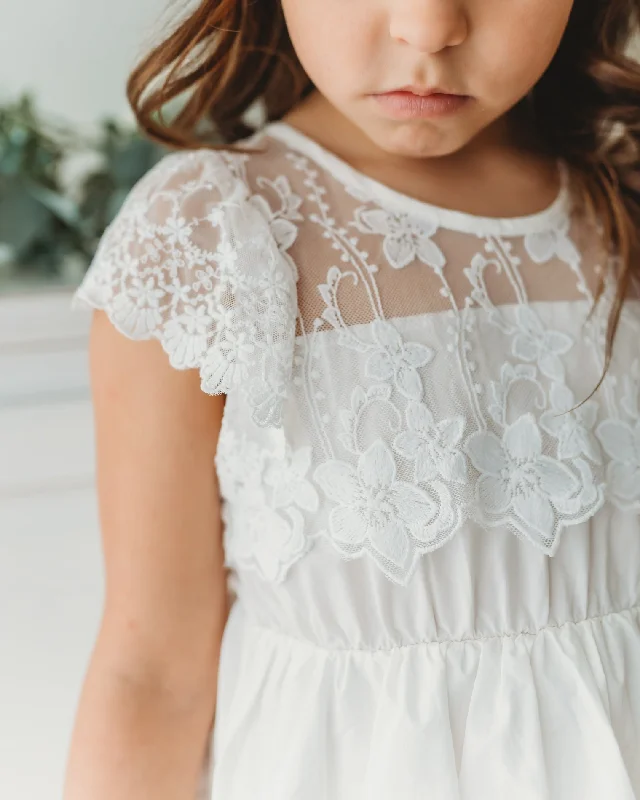 Jules Lace Dress (white) FINAL SALE