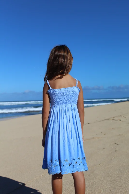 Kids Lanikai Dress Embroidered