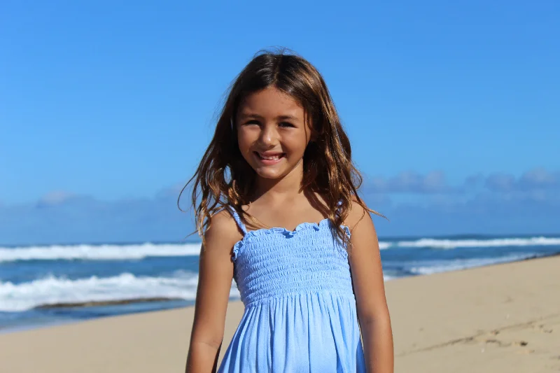 Kids Lanikai Dress Embroidered