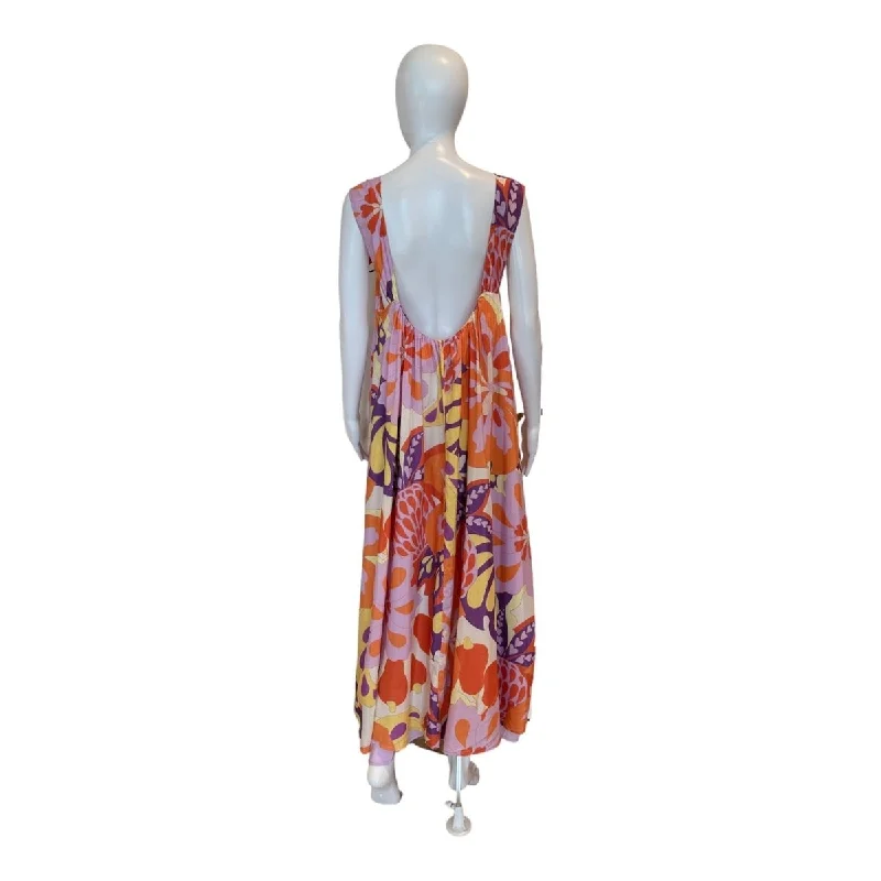 Lee Floral Sleeveless Maxi Dress