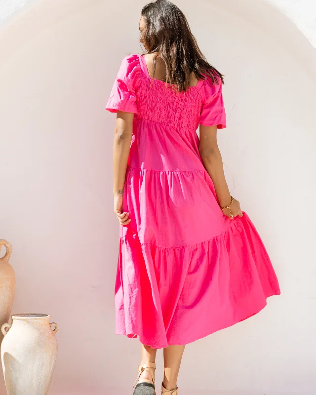 Lotus Maxi Dress | Pink