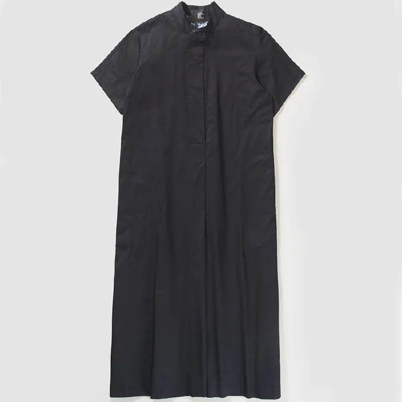 A-LINE COTTON DRESS ""LOUISIANA"" IN BLACK