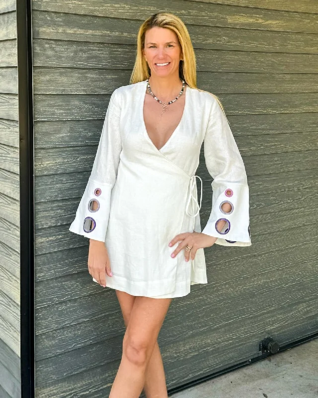 Magen Tunic Mini Dress | Ivory