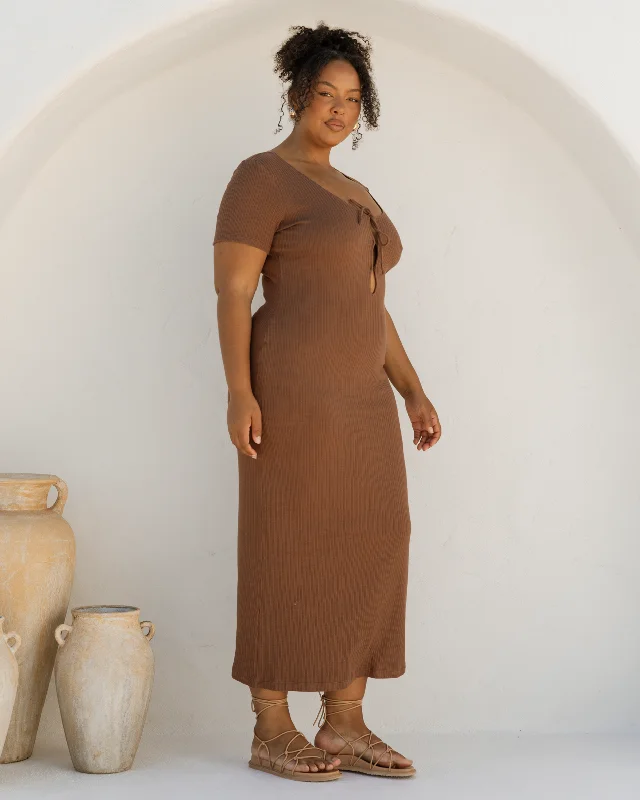 Mila Maxi Dress | Chocolate