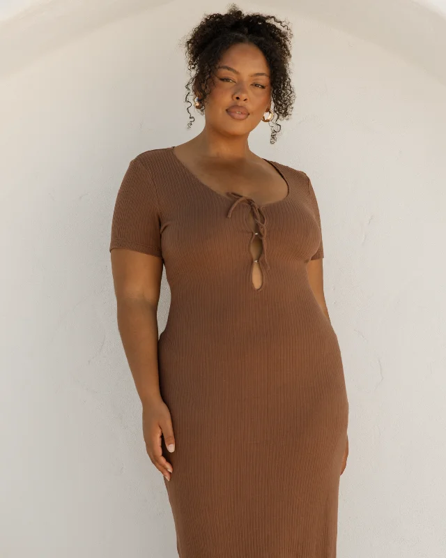 Mila Maxi Dress | Chocolate