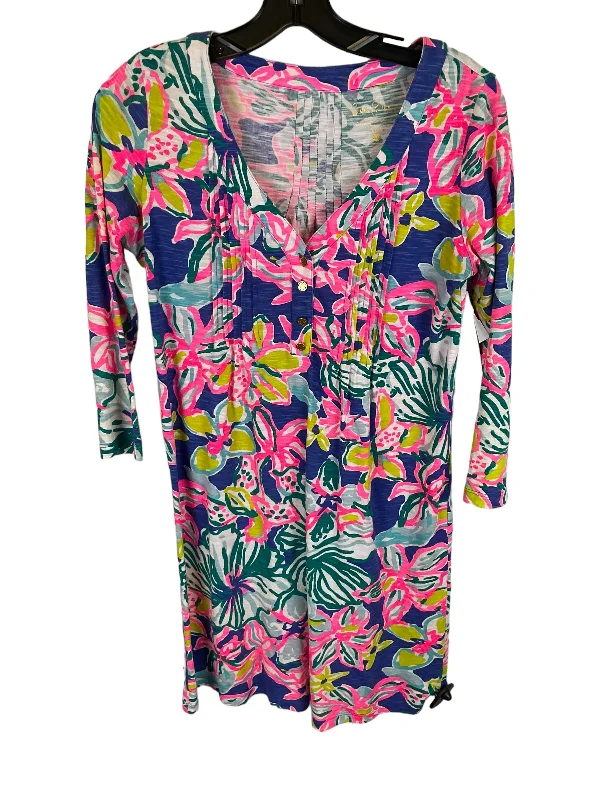 Multi-colored Dress Designer Lilly Pulitzer, Size Xs