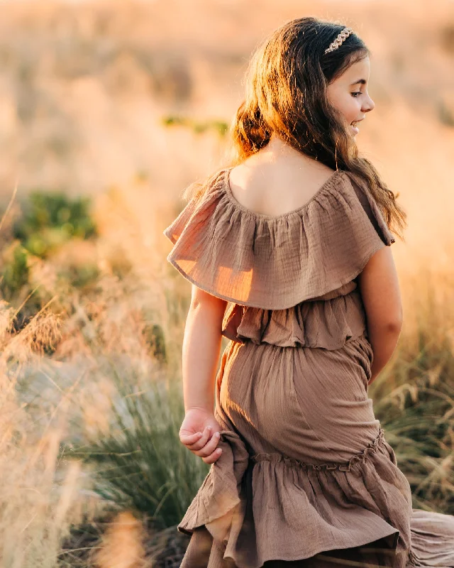 Nila Skirt & Top Set (mocha)