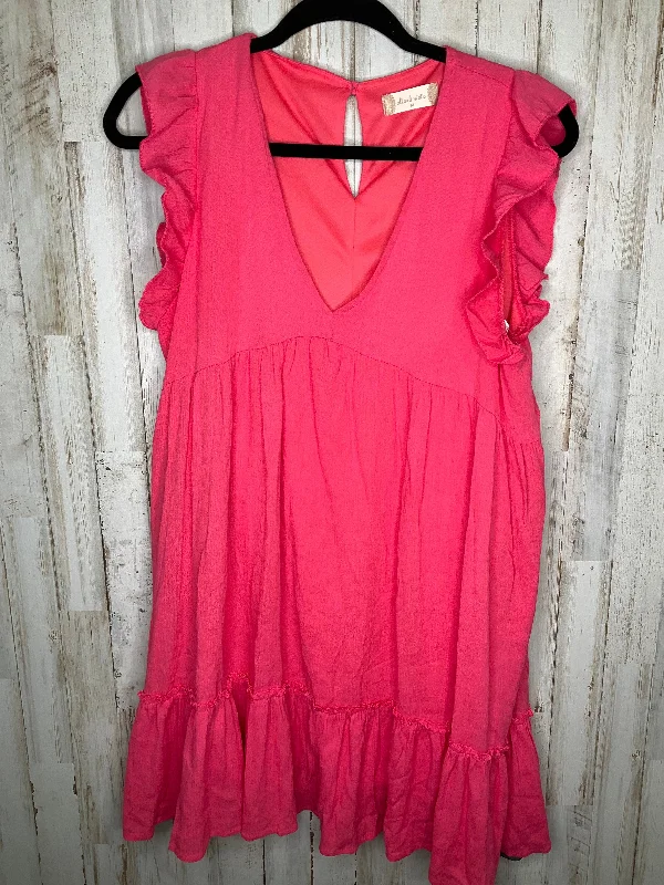 Pink Dress Casual Short Altard State, Size M