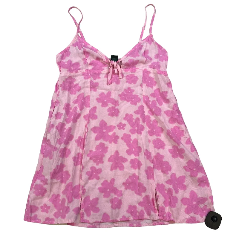 Pink Dress Casual Short Wild Fable, Size M