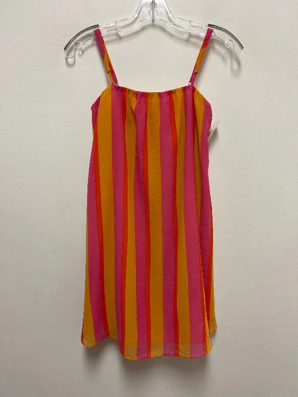 Pink & Red Dress Casual Short Buddy Love, Size Xs