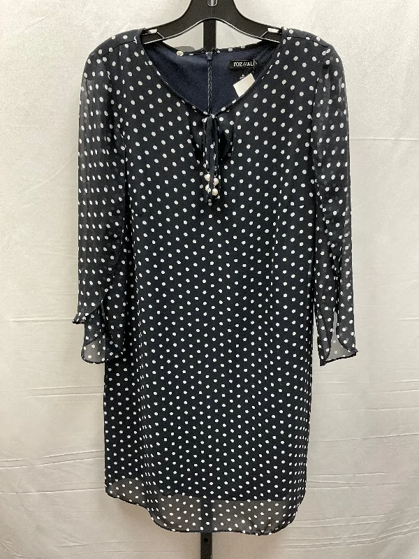 Polkadot Pattern Dress Casual Midi Roz And Ali, Size M