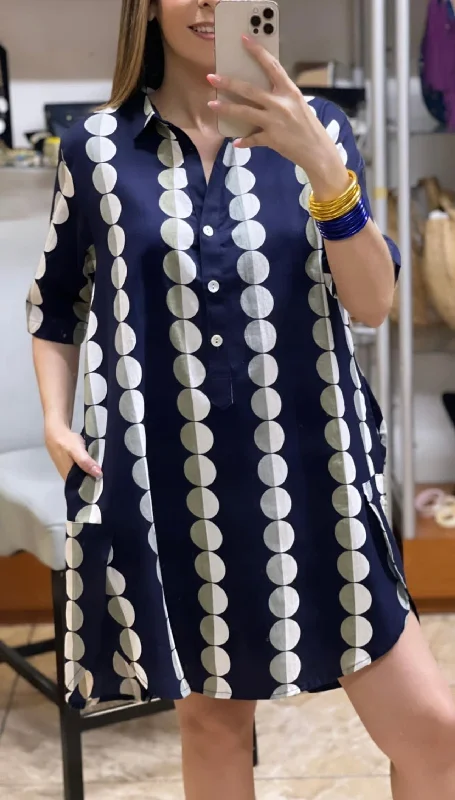 Polkadots Shirt Dress