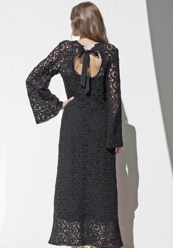 Sedona Crochet Lace Maxi Dress