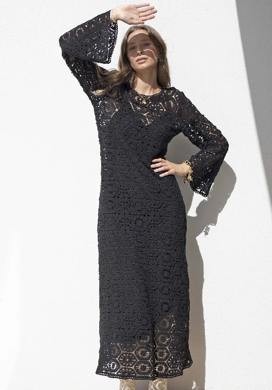 Sedona Crochet Lace Maxi Dress