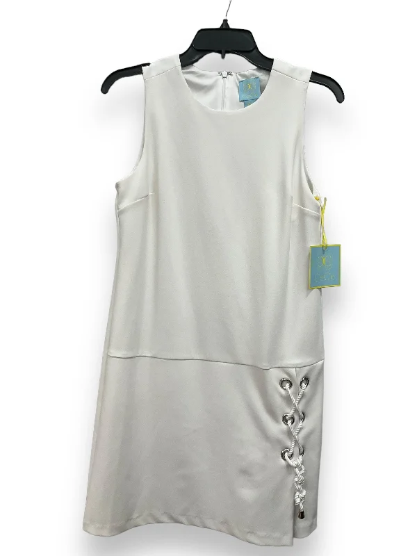 White Dress Casual Midi Cece, Size Xs