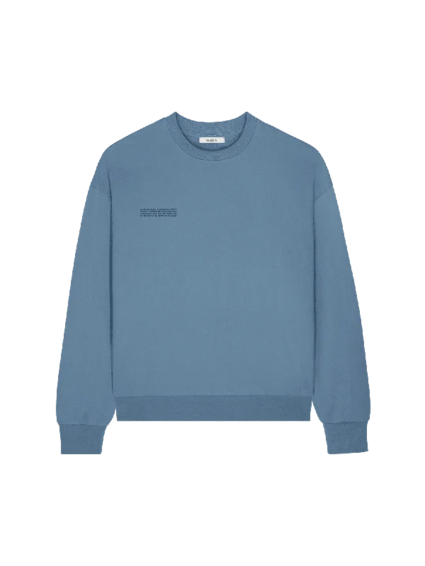 365 Midweight Sweatshirt—indigo blue