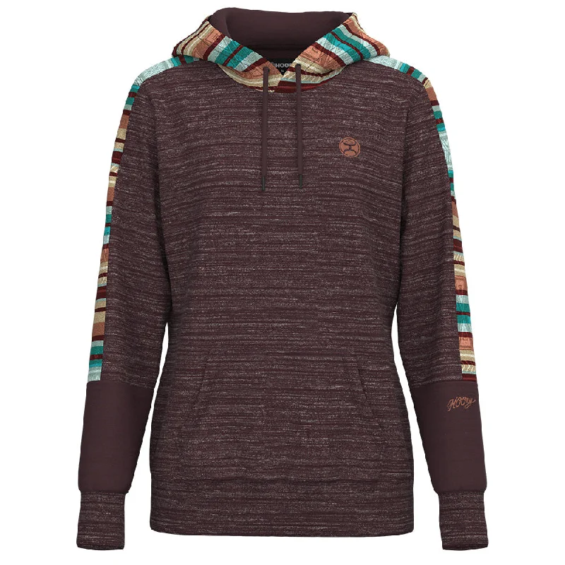 ""Canyon"" Maroon w/ Serape Pattern Hoody