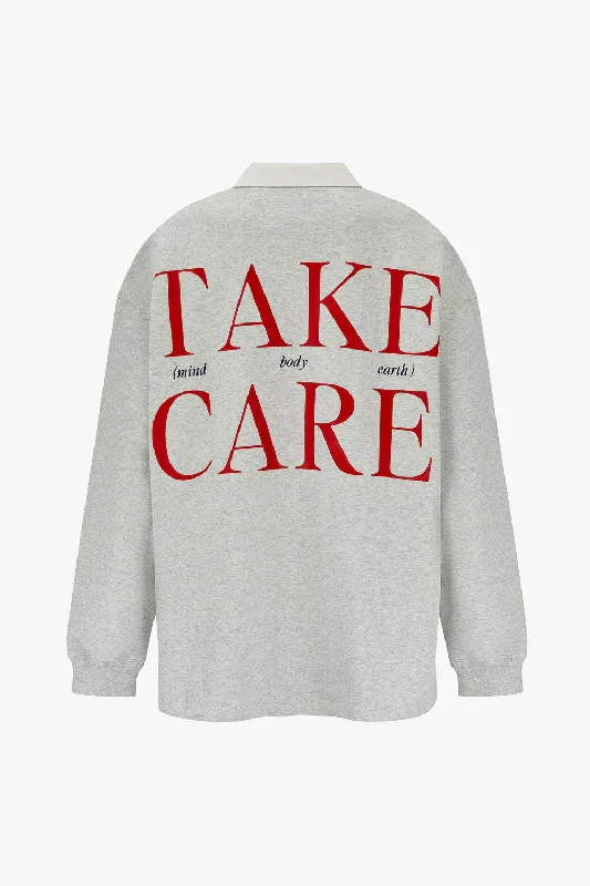 Commonplace - Take Care Polo, Grey Marle