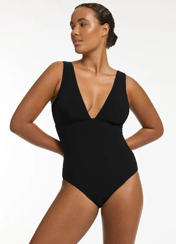 Jetset Plunge One Piece - Black