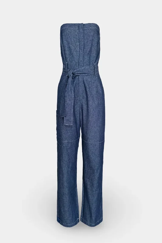 Kimberly Taylor Tina Utility Jumpsuit Indigo