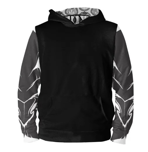 Men's Official DON Lion's Pride Wealth Half-Black Hoodie