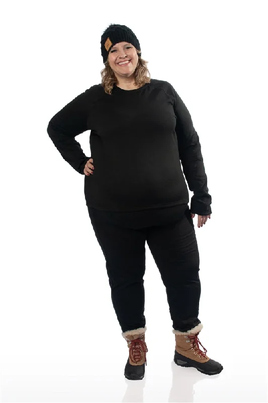 Plus Size Thermal Pant | Black