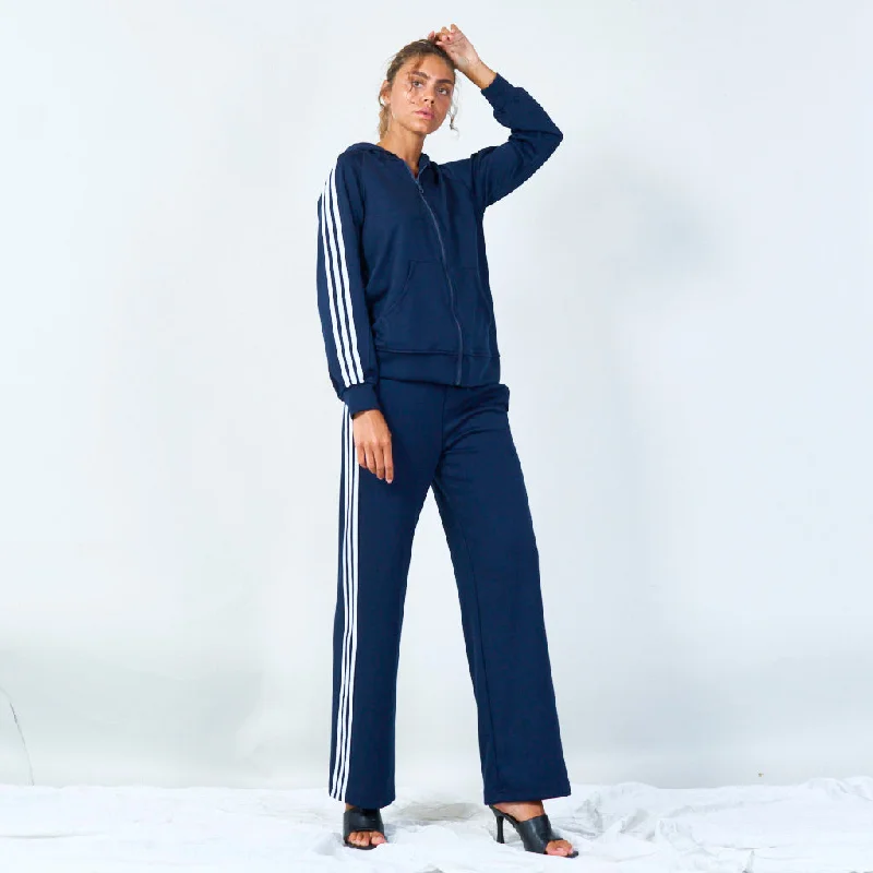 Side-striped track pants wholesale