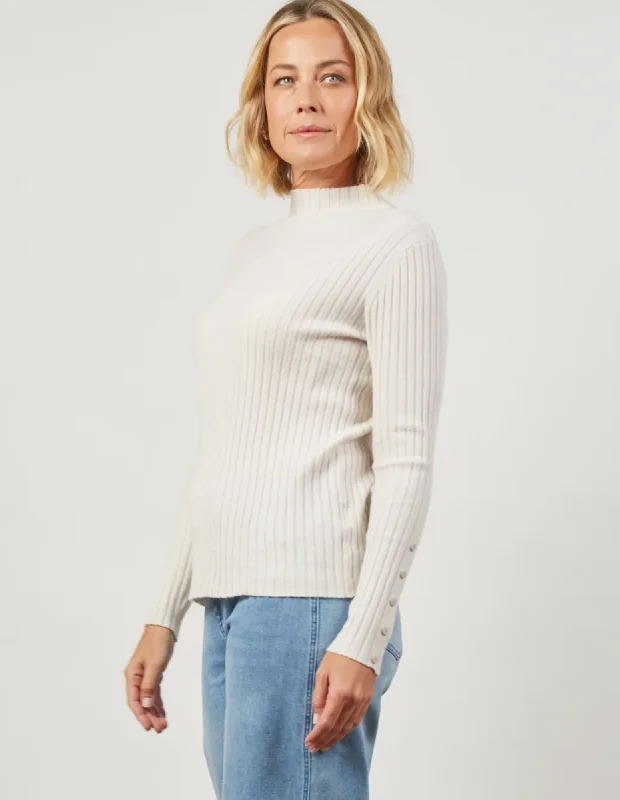 Skyline Knit Top - Creme - Isle of Mine