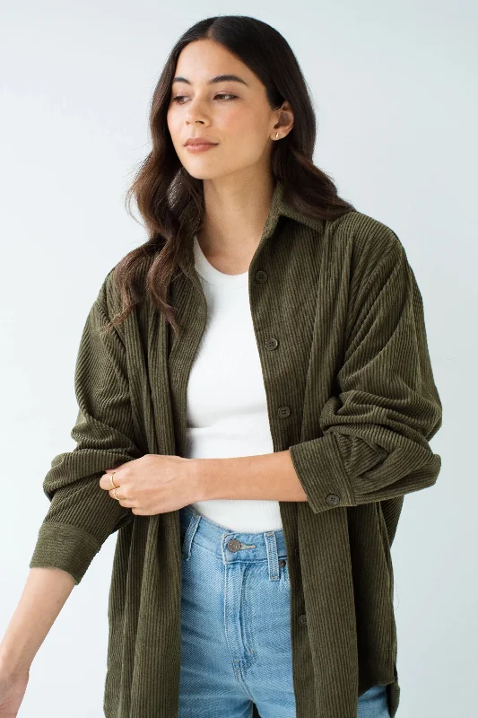 Sophie - Shacket Jacket, Forest